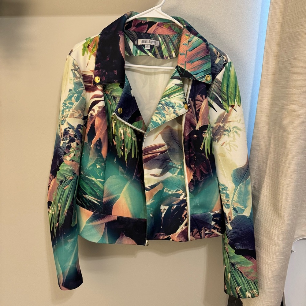 ❣️5 FOR $15!❣️Jennifer Lopez | Women’s Tropical Blazer Jacket